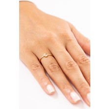 Zeyd Jewelry Gecenin Işığı Ay 14 Ayar Altın Yüzük
