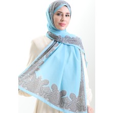 Karaca Cotton Şal 82004-06 Mavi