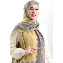 Karaca Cotton Şal 82004-07 Hardal