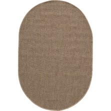 Seyran Halı  India Kahve Oval Halı Salon Oturma Odası Çocuk Odası Yatak Odası Halısı 671