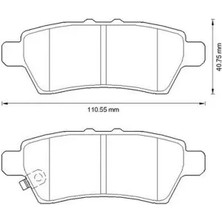 MGA 55401 Fren Balatasi 44060EB325
