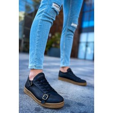 Chekich CH191 - Ckt Side Buckle Erkek Ayakkabı Sıyah
