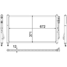 Mahle AC218000S Klima Radyatoru 1062380 1086534 1106888