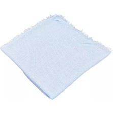 Hayrat Neşriyat Flamlı Pamuklu Eşarp (96X96 Cm. Mavi)