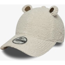 New Era Teddy Fleece 9forty Winter Çocuk Bej Şapka.-