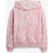 Gap Logo Relaxed Çocuk Pembe SWEATSHIRT.004
