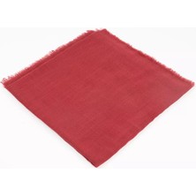 Hayrat Neşriyat Flamlı Pamuklu Eşarp (96X96 Cm. Bordo)