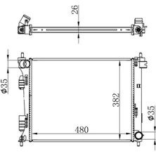 Oris BHY141026 Motor Radyatoru 253101R300
