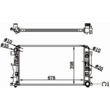 MGA 80596 Motor Radyatoru 2E0121253B