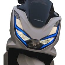 Honda Pcx 2021 2024 Far Filmi Mavi Folyo