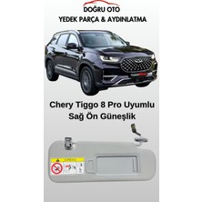 Chery Tiggo 8 Pro Için Sağ Güneşlik