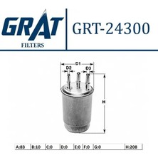 Grat 24300 Yakit Filtresi 7701478547