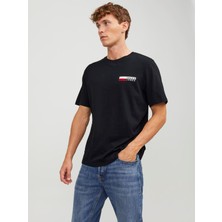 Jack & Jones JJECORP LOGO TEE PLAY SS Siyah Erkek Kısa Kol T-Shirt