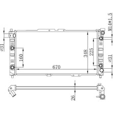 Oris BMZ099026 Motor Radyatoru BPM915200 BPM915200A