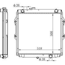 Oris BTO165026 Motor Radyatoru 1640030100