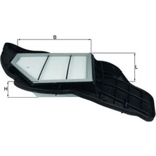 Mahle LX16845 Hava Filtresi 13717577458