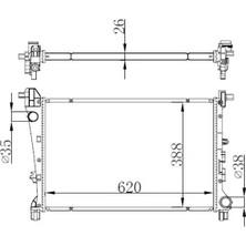 Oris BFI051026 Motor Radyatoru 52052630