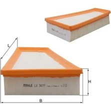 Mahle LX3477 Hava Filtresi 165465DD0A A2700940004