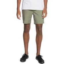 Quiksilver Erkek Şort Walkshort Taxer Yeşil Günlük Giyim
