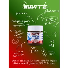 Nuvite Magnezyum + D3 + B12’LI Keçiboynuzlu Şekersiz Vitaminli Çikolata 200GR