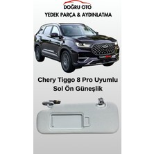Chery Tiggo 8 Pro Için Sol Güneşlik