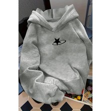 Oksit Speed Star Ön Baskılı Içi Pamuklu Unisex Sweatshirt