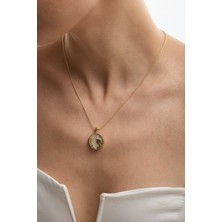 Seval Kuyumculuk 14 Ayar Altın Başak Burcu Kolye