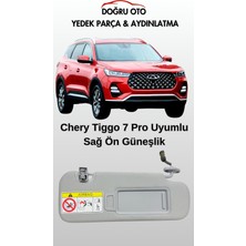 Chery Tiggo 7 Pro Için Sağ Güneşlik
