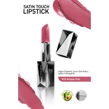 Alix Avien Uzun Süre Kalıcı Nemlendirici Pürüzsüz Etkili Yarı Mat Ruj - Satin Touch Lipstick 810 Antique Pink