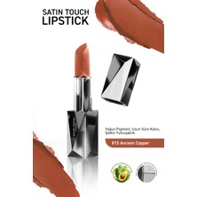 Alix Avien Uzun Süre Kalıcı Nemlendirici Pürüzsüz Etkili Yarı Mat Ruj - Satin Touch Lipstick 815 Ancient Copper
