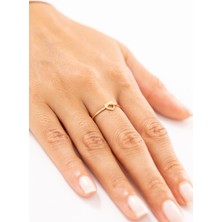 Zeyd Jewelry Aşk Düğümü Ince Tasarım 14 Ayar Altın Yüzük