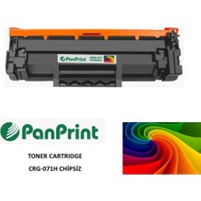 PanPrint Canon CRG-071H  Muadil Toner Yüksek Kapasiteli (Chipsiz) 2500 Sf.