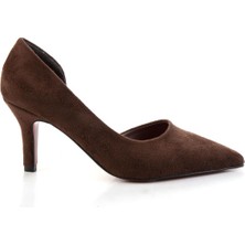 Bambi Kahve  Kadın Klasik Topuklu Ayakkabı K01231363972