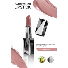Alix Avien Uzun Süre Kalıcı Nemlendirici Pürüzsüz Etkili Yarı Mat Ruj - Satin Touch Lipstick 811 Spiced Apple