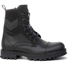 Celira Cnt Siyah Kauçuk Kaymaz Taban Erkek Postal Bot NSB931