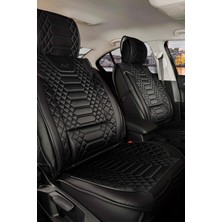 Startcar Nissan x Trail Deri Oto Koltuk Kılıfı Ön Arka Takım Siyah Royal Serisi Scr