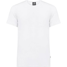 Plus Scorpion Erkek Beyaz Tişört – %100 Pamuk – Rahat Kalıp – Günlük Kullanım