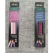 Faber Castell 6 'lı  Hb Mercanlı Kurşun Kalem (2'li Paket )