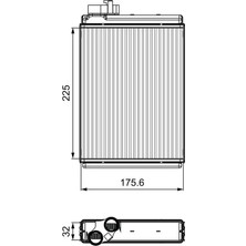 Valeo 811507 Kalorifer Petegi 8K0898037A