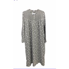 Nena Kadın Uzun Kollu Robalı Patlı % 100 Pamuk GECELIK-12773