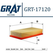 Grat 17120 Hava Filtresi 92VB9601HA