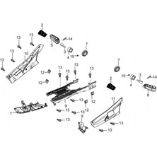 Hero Hr-Ort F2101 Yolcu Ayaklık Sağ