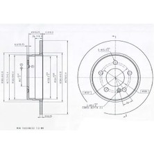 MGA 50664 Arka Fren Diski 2044230512 (2 Adet Fiyatıdır)