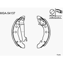 MGA 54137 El Fren Balatasi 867698520X