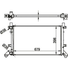 MGA 80599 Motor Radyatoru 2D0121253E