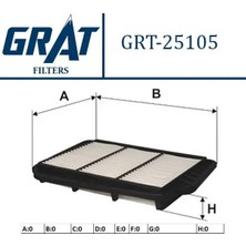 Grat 25105 Hava Filtresi 96553450