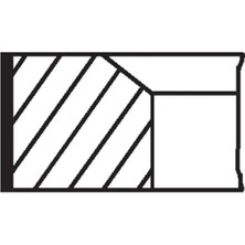 Mahle 00531N0 Segman Olcu: Std A6460300224 (4 Adet Fiyatıdır)