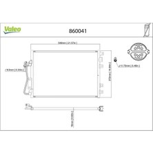 Valeo 860041 Klima Radyatoru 2765000Q0G 2765000QAM 8200221132