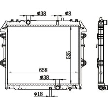 MGA 80696 Motor Radyatoru 164000L140 16400OL140
