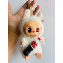 Labubu Coca Cola Kola Seri Popmart Figür 1ADET Basmalı Silgi Peluş Oyuncak Anahtarlık Çanta Süs